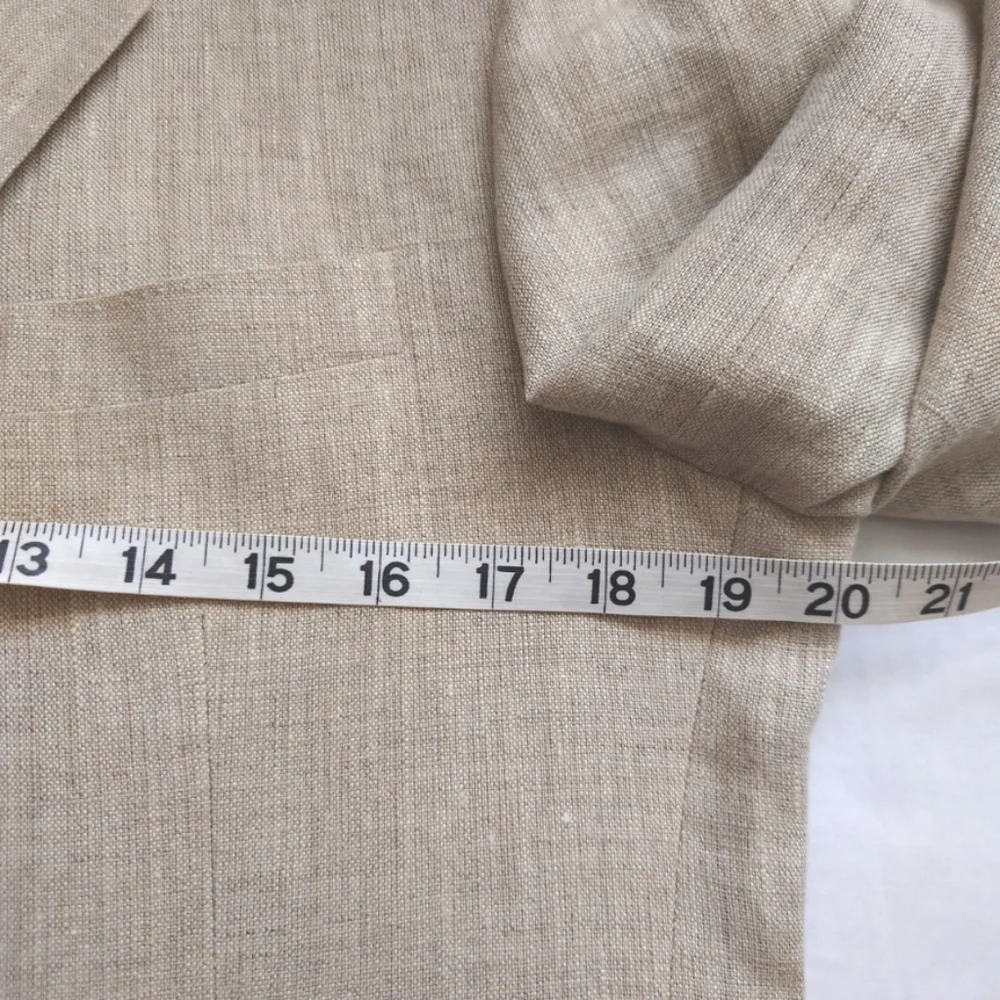 KACHINS Men's Linen Blazer Jacket Custom Made Fully Lined